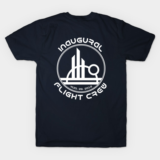 Inaugural Flight Crew, East - White by Heyday Threads